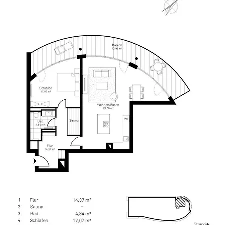 White Pearl 1.16 Apartment