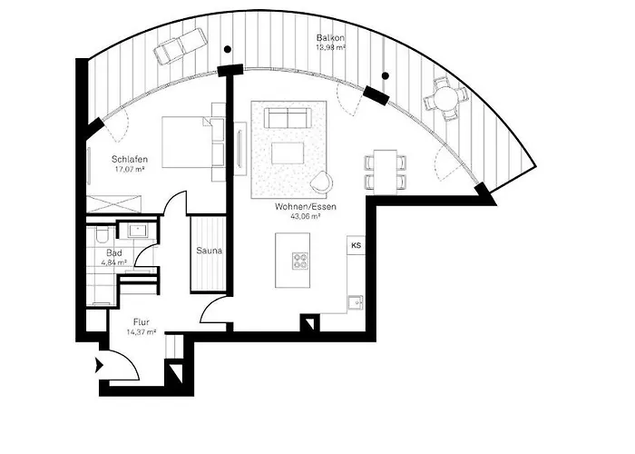 White Pearl 1.16 Apartment